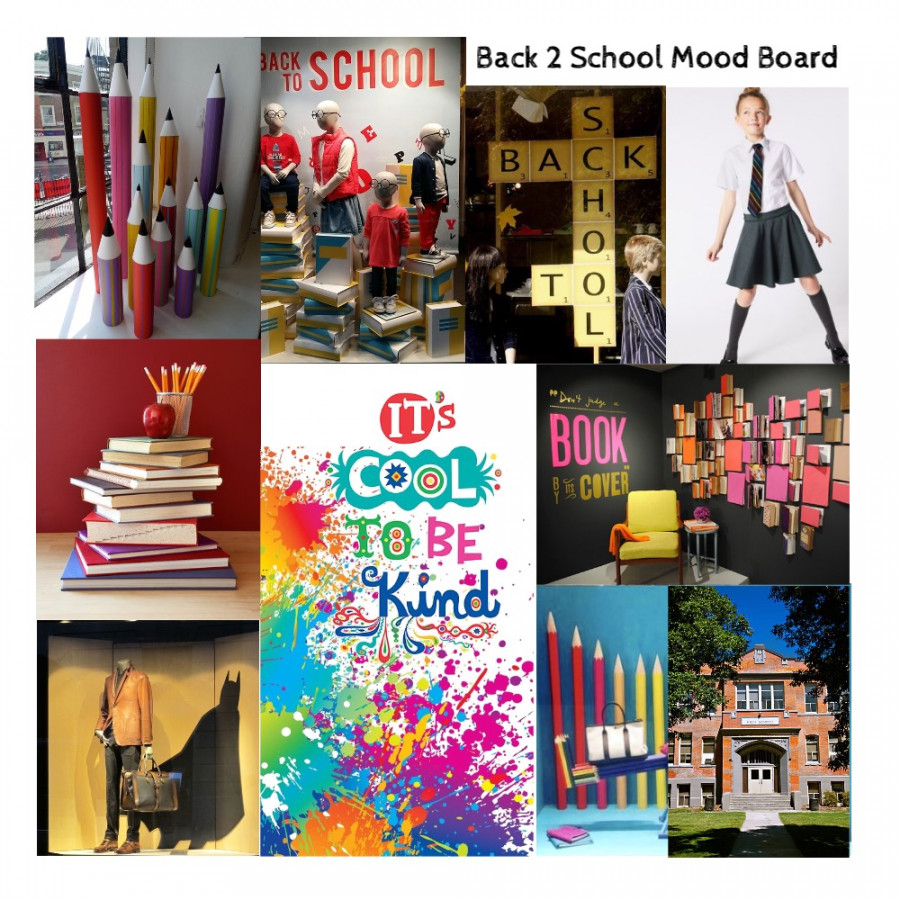 Back  School Mood Interior Design Mood Board by court_dayle