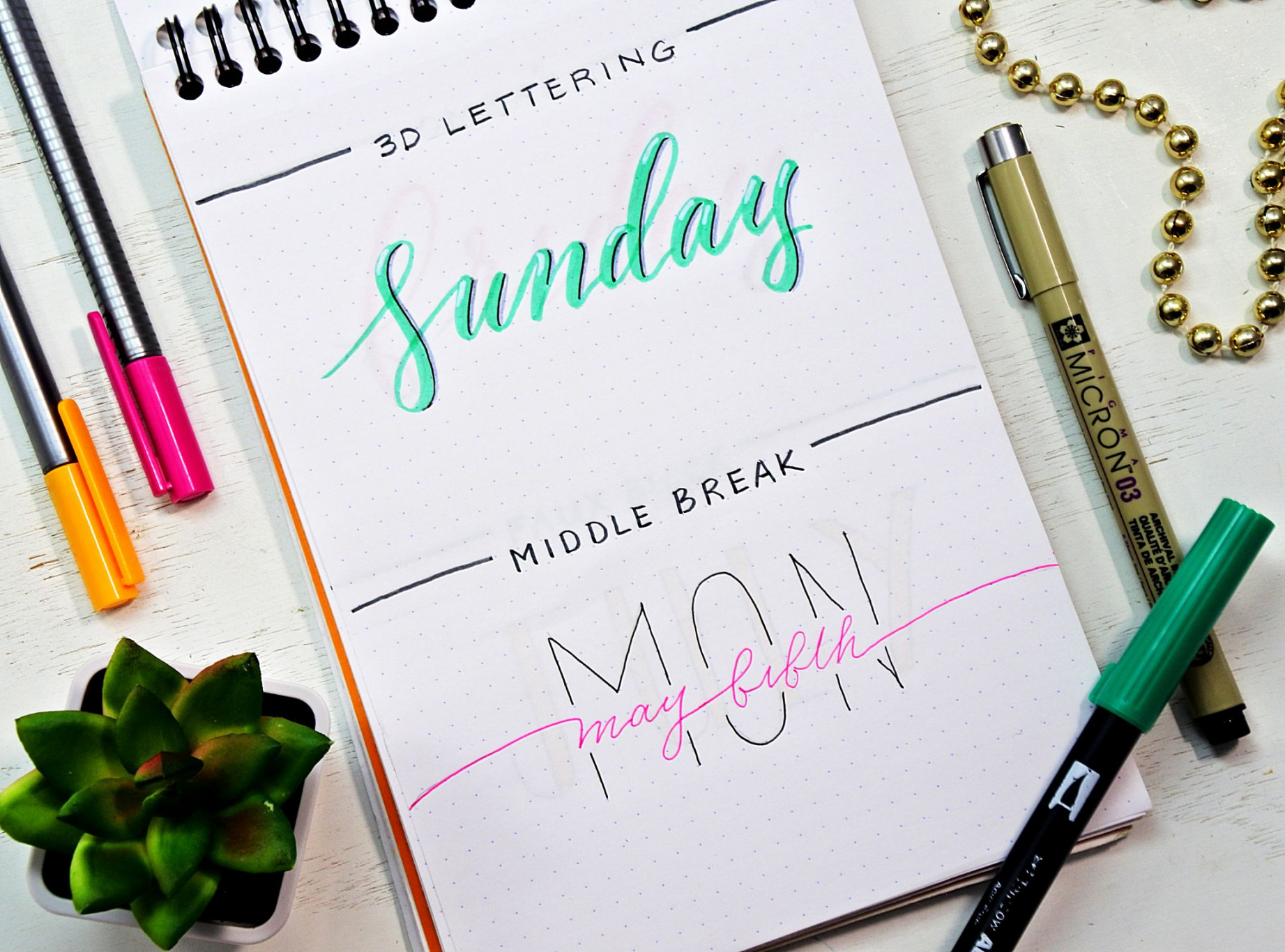 Bullet Journal Fonts Anyone Can Do! ⋆ Sheena of the Journal