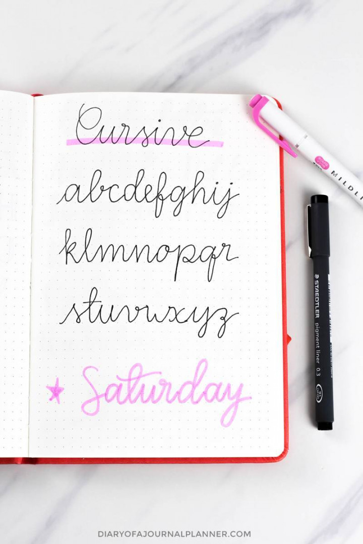 Bullet Journal Fonts ( Fonts For Bullet Journal You Need To Try!)