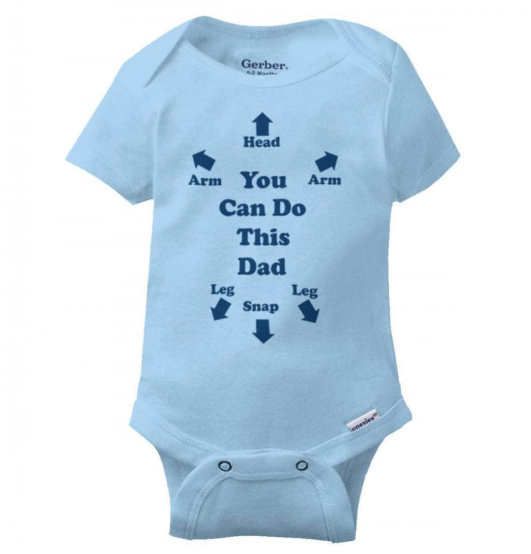 Can Do This Dad Encourrage Vatertag Geschenk Unisex Baby Säugling Strampler  Neug