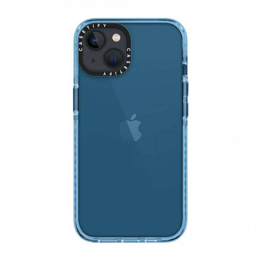 CASETiFY Impact Case for iPhone  - Sierra Blue Clear