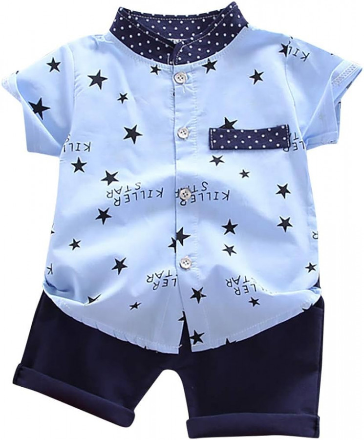 Clothing Children Toddler Children Baby Boys Star Letter Men