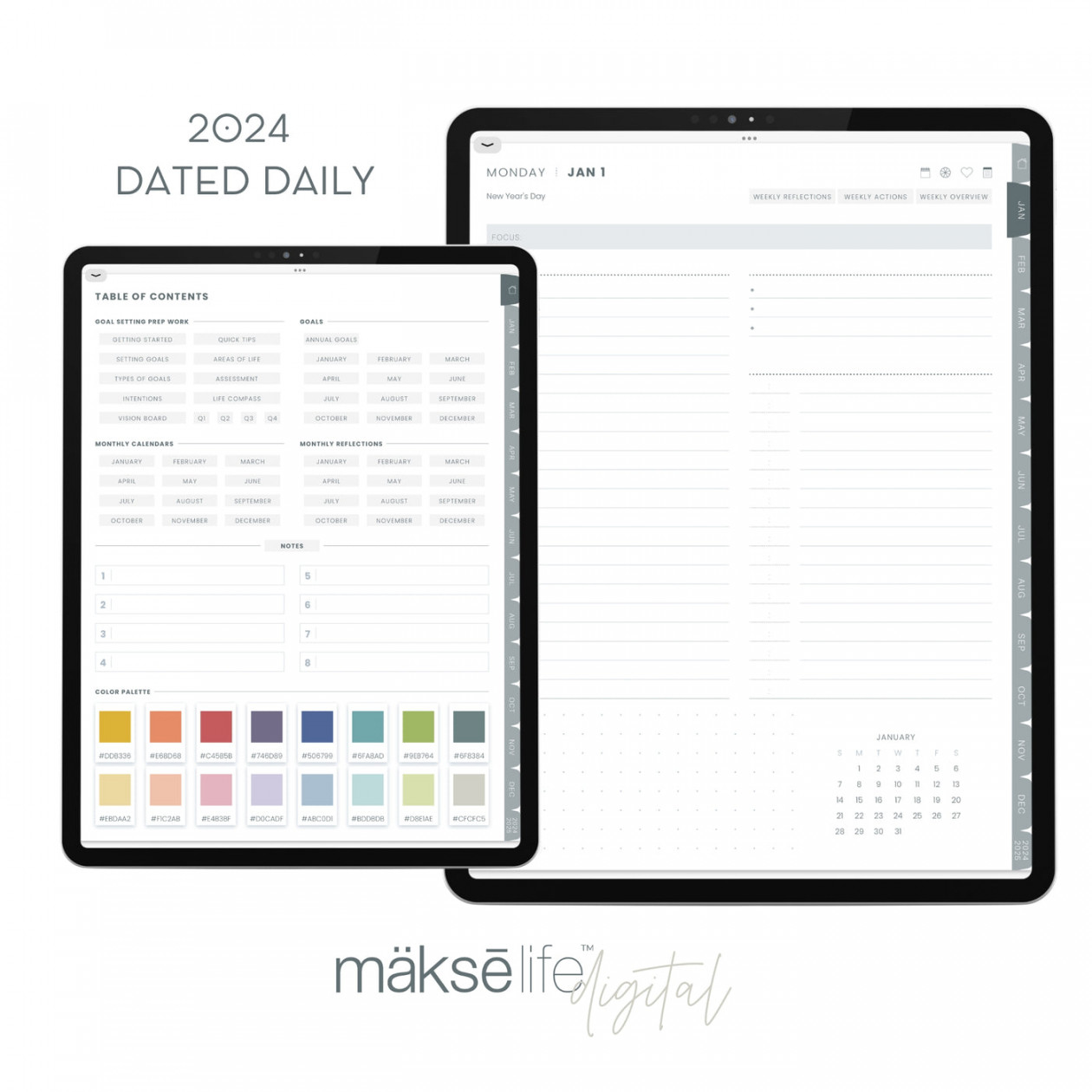 Digital Goal-Setting + Daily Planner