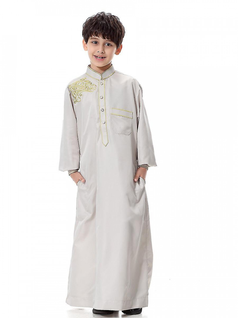 Evago Boy Arabic Clothes Kids Islamic Clothing Men Jalabiya Stand C