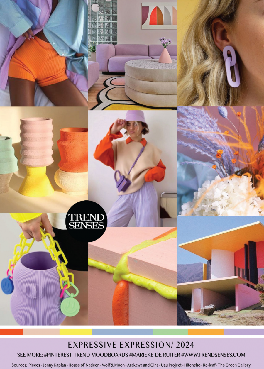 EXPRESSIVE EXPRESSION //  – Trendsenses - Moodboard - Trend