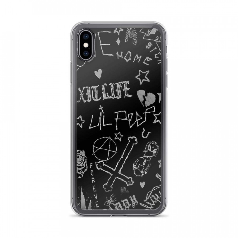 FGHSFRT Kompatibel mit iPhone  Pro Max Hülle Lil Peep Love Lyrics Zitat  American Singer Pure Clear Phone Cases Cover