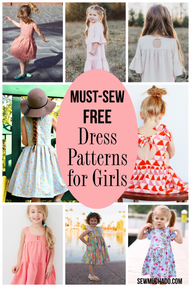 Free Must-Sew Dress Patterns for Girls - Sew Much Ado