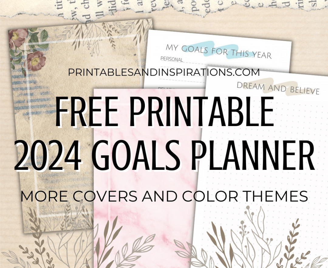 Goal Planner PDF – Free Printable! - Printables and Inspirations