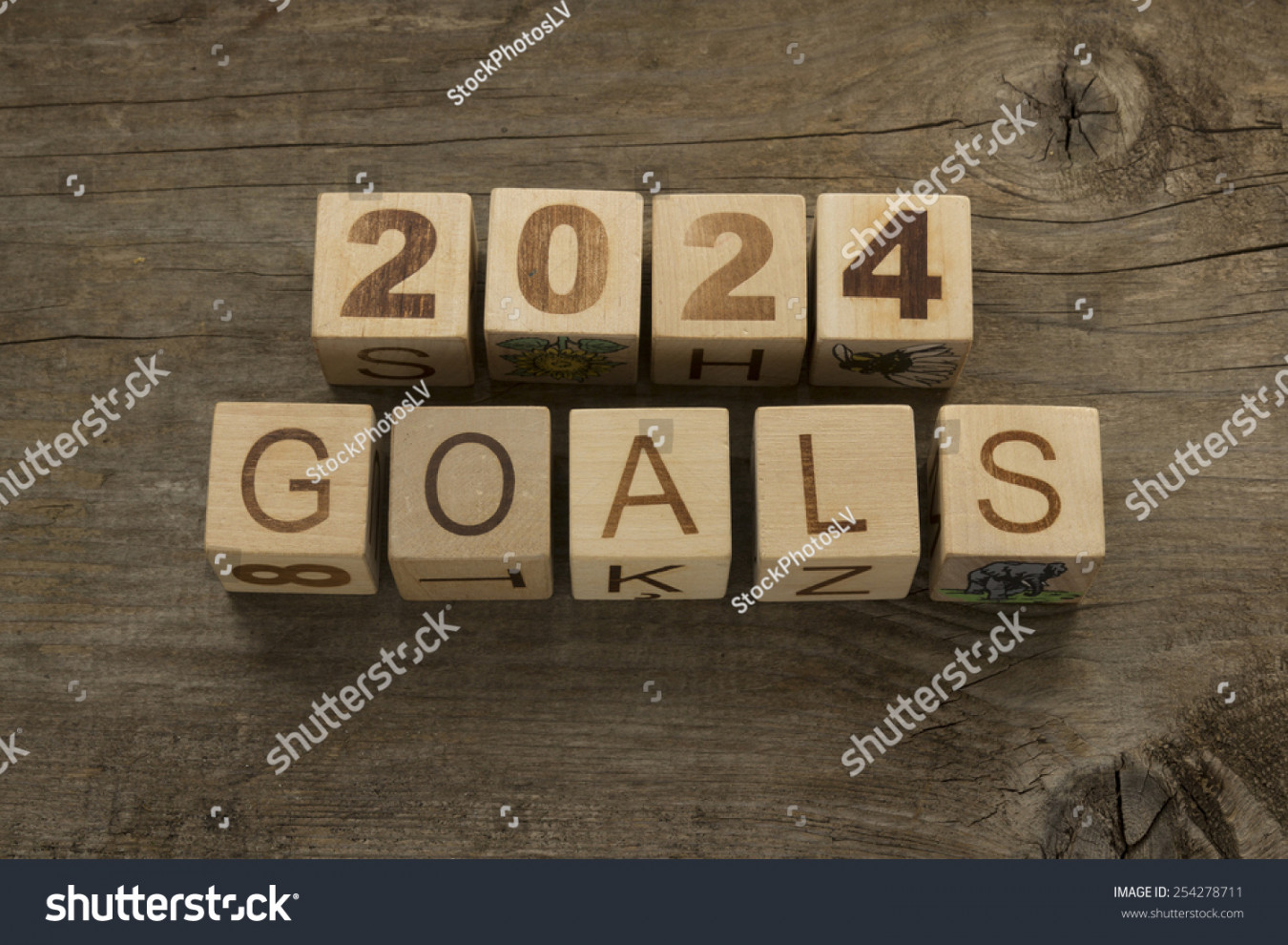 Goals New Year Resolution Concept Stock Photo