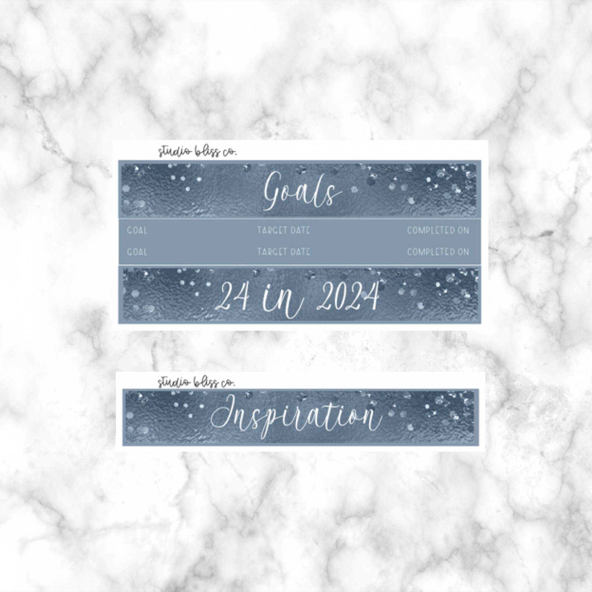 Goals Tracker  in  Tracker & Inspiration Header - Etsy