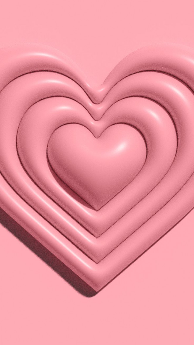 HEART D WALLPAPER PINK AESTHETIC ILLUSTRATOR в 202 г  Розовые