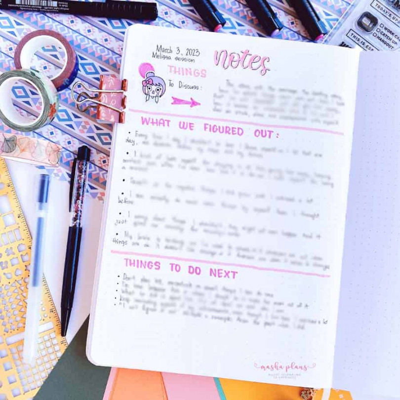 How To Bullet Journal for Mental Health:  Page Ideas  Masha Plans