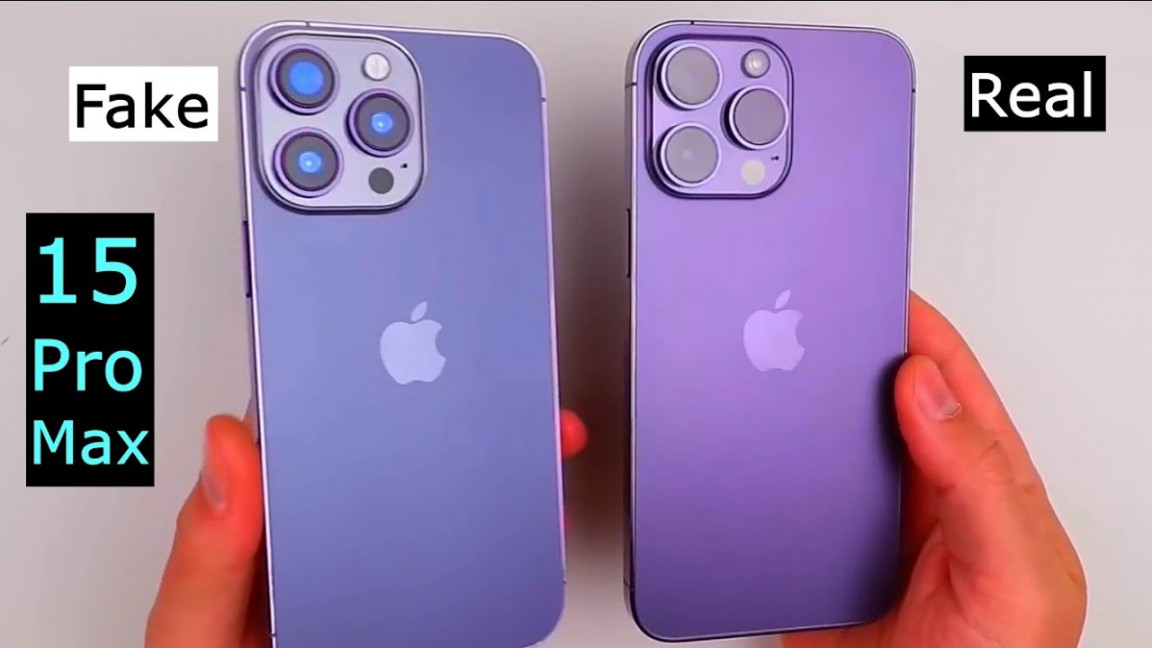 iPhone  Pro Max - Fake VS Real