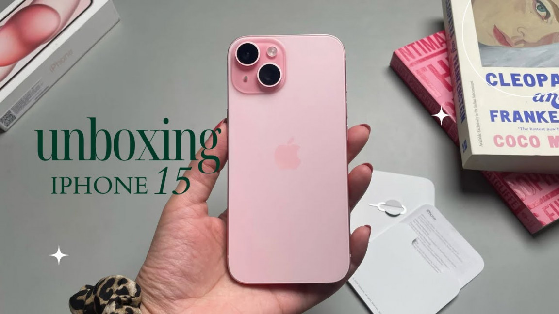 iPhone  Unboxing & Setup [pink] + Colour Comparison