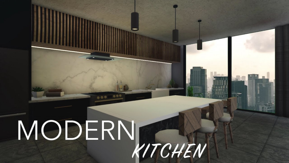 MODERN Kitchen ($k)  Bloxburg