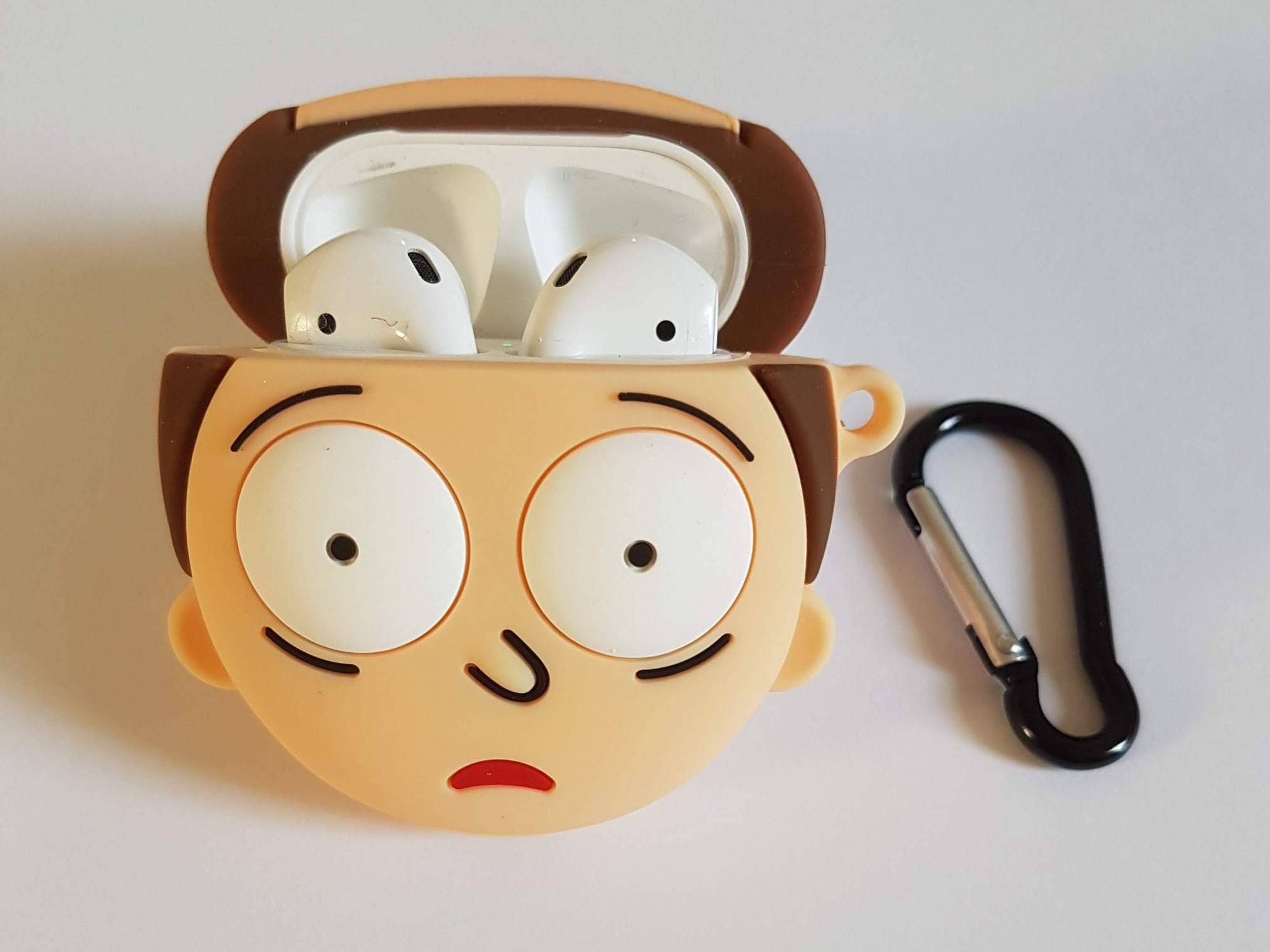 Morty Silikon AirPod Case Rick & Morty Cartoon Charakter - Etsy