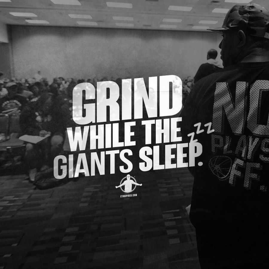 My grind starts at am everyday