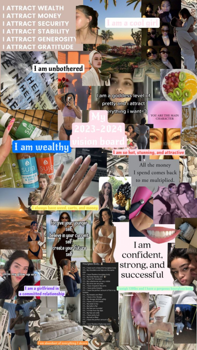 My -+ vision board!! #viral #vibes #mylife #moodboards