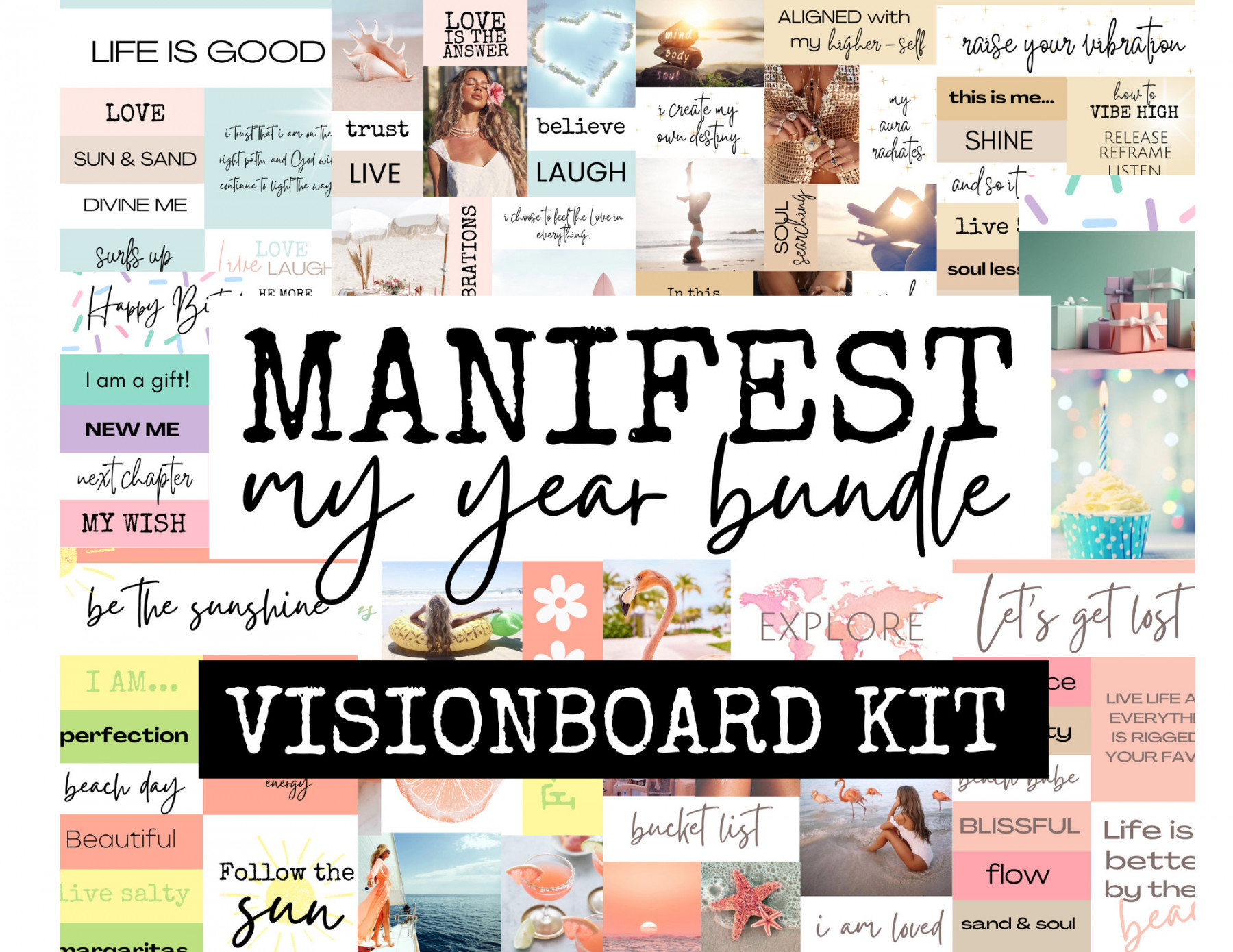 New for  Vision Board Printable for Manifesting (Download Now