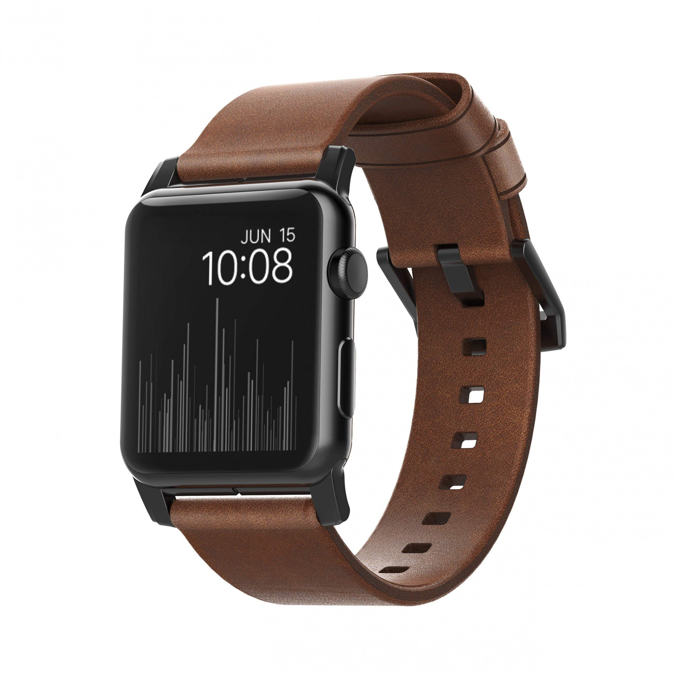 NOMAD Horween Modern Leather Strap for Apple Watch  mm - Brown