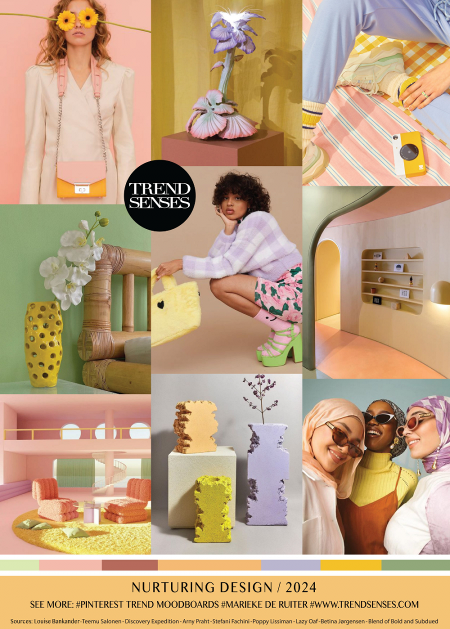 NURTURING DESIGN //  – Trendsenses - Moodboard - Trend - Mood