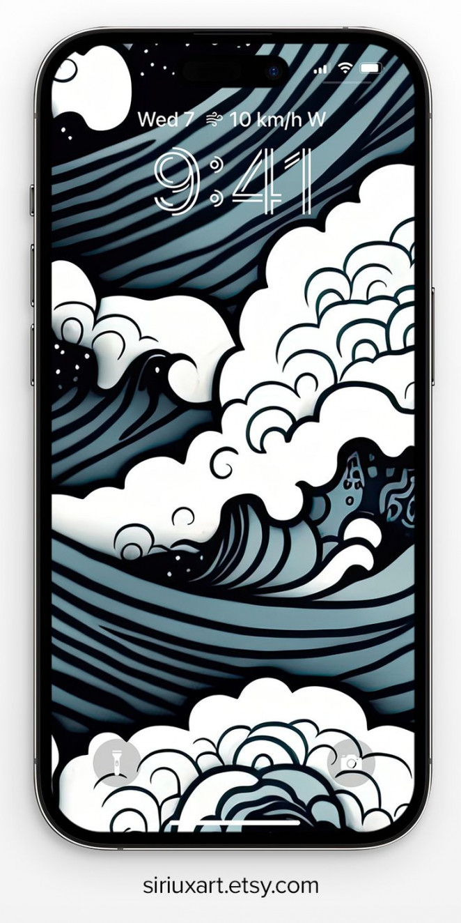 Ocean Wave Splash iPhone K Wallpaper Abstract Line Sea Waves