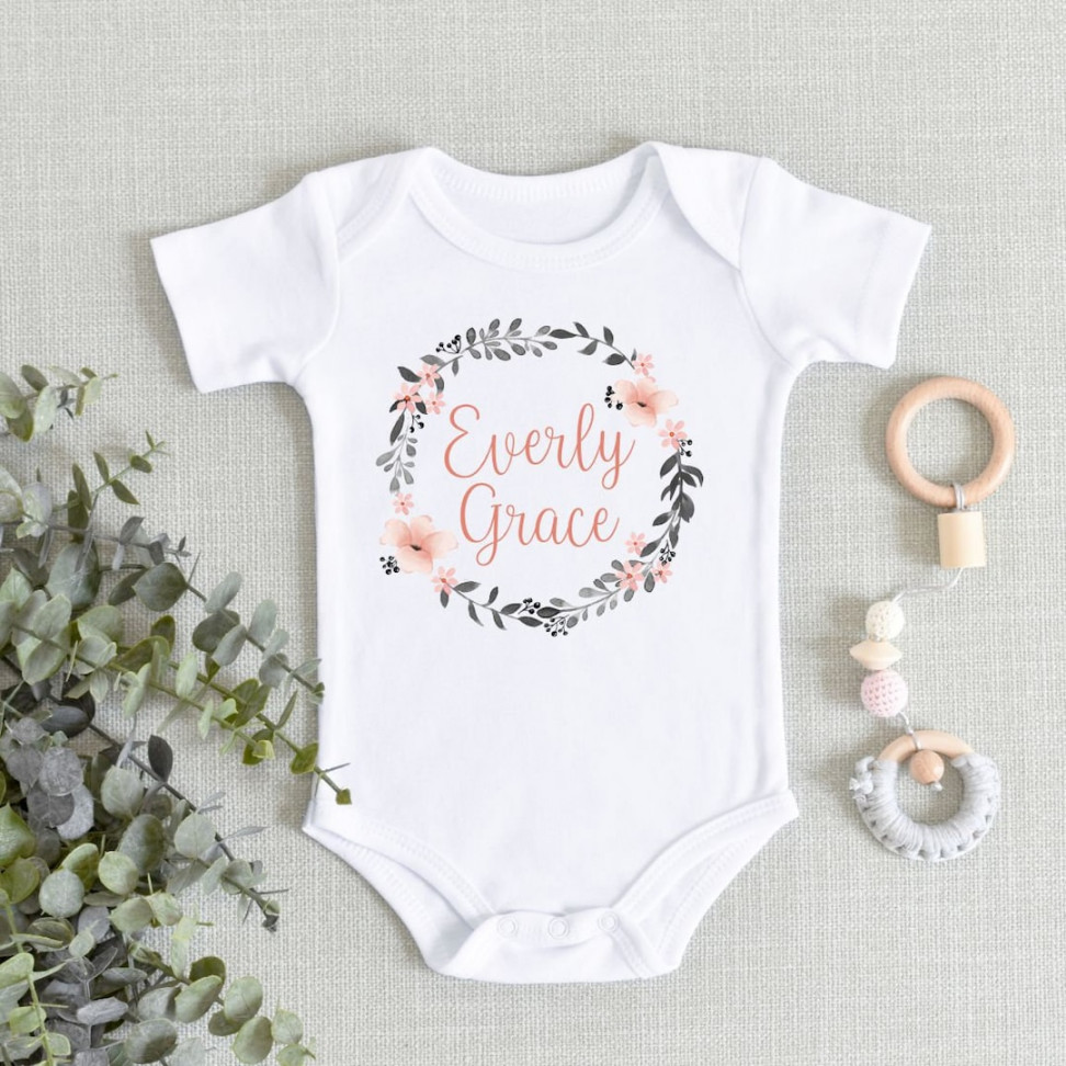 Personalized Baby Girl Onesie® Custom Baby Name Onesie® Coming Home Outfit  Baby Shower Gift Newborn Gift Take Home Bodysuit - Etsy