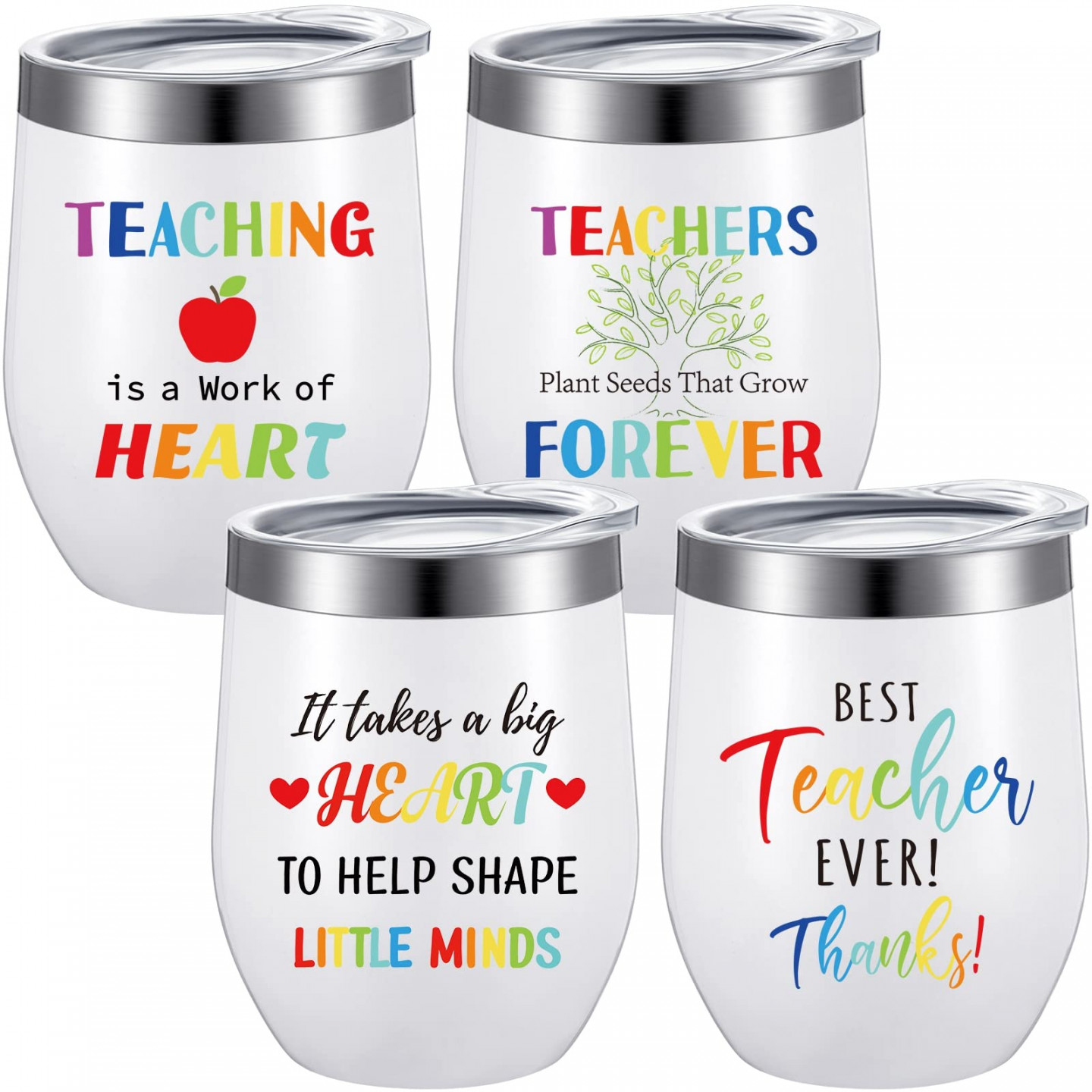 Pieces Teacher Appreciation Gifts Teacher Wine Tumbler Teacher