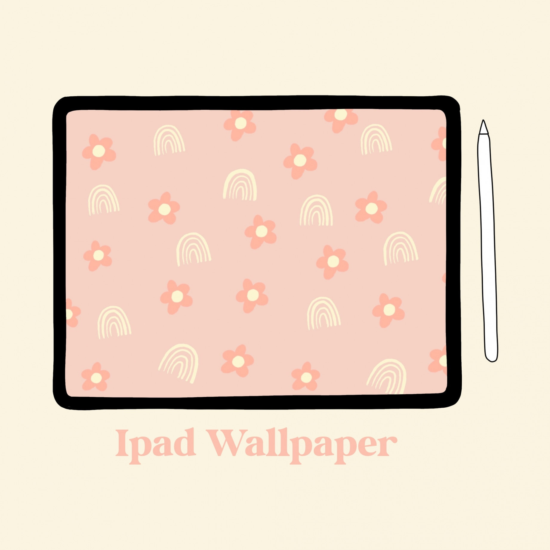 Pink iPad background - Etsy