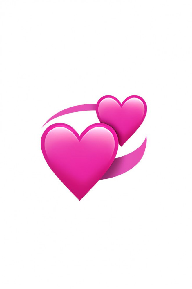 💞 Revolving Hearts Emoji in   Heart emoji, Pink heart emoji