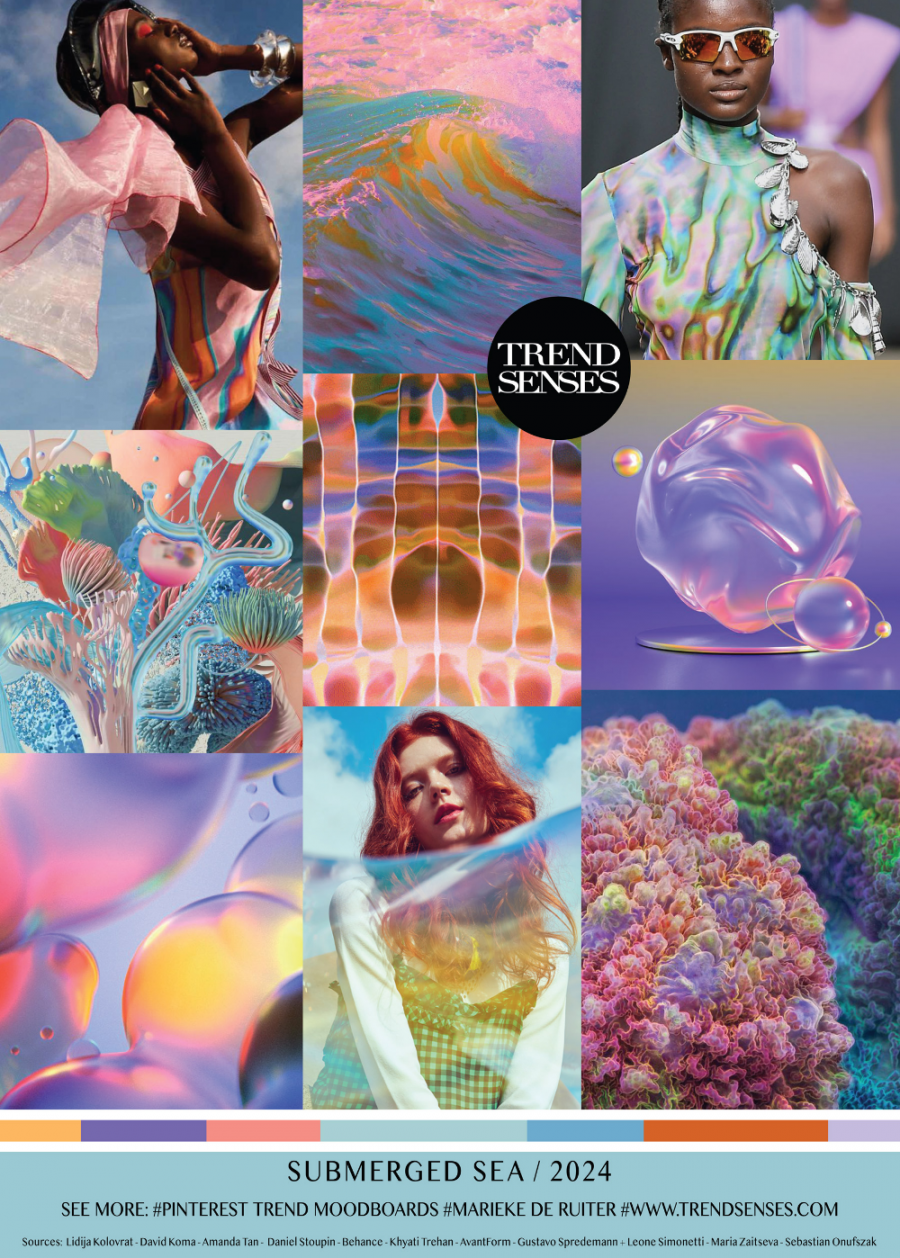 SUBMERGED SEA //  – Trendsenses - Moodboard - Trend - Mood