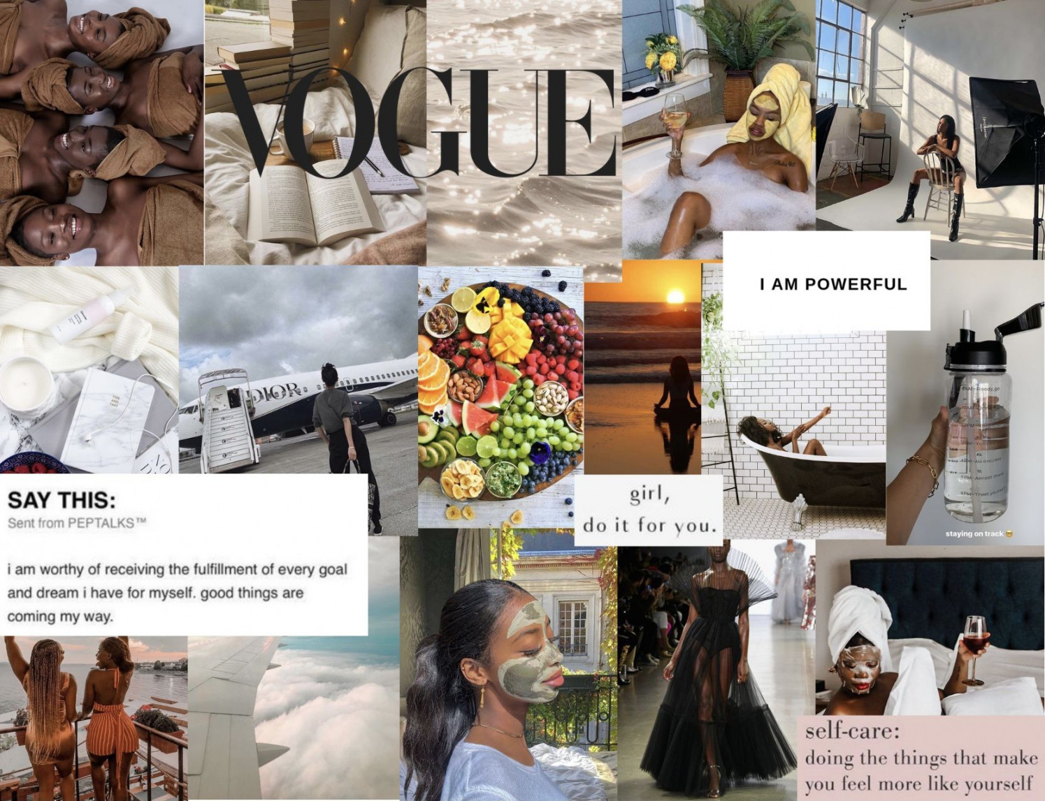 Success and self care aesthetic mood board  Feelings, Mood, Self care