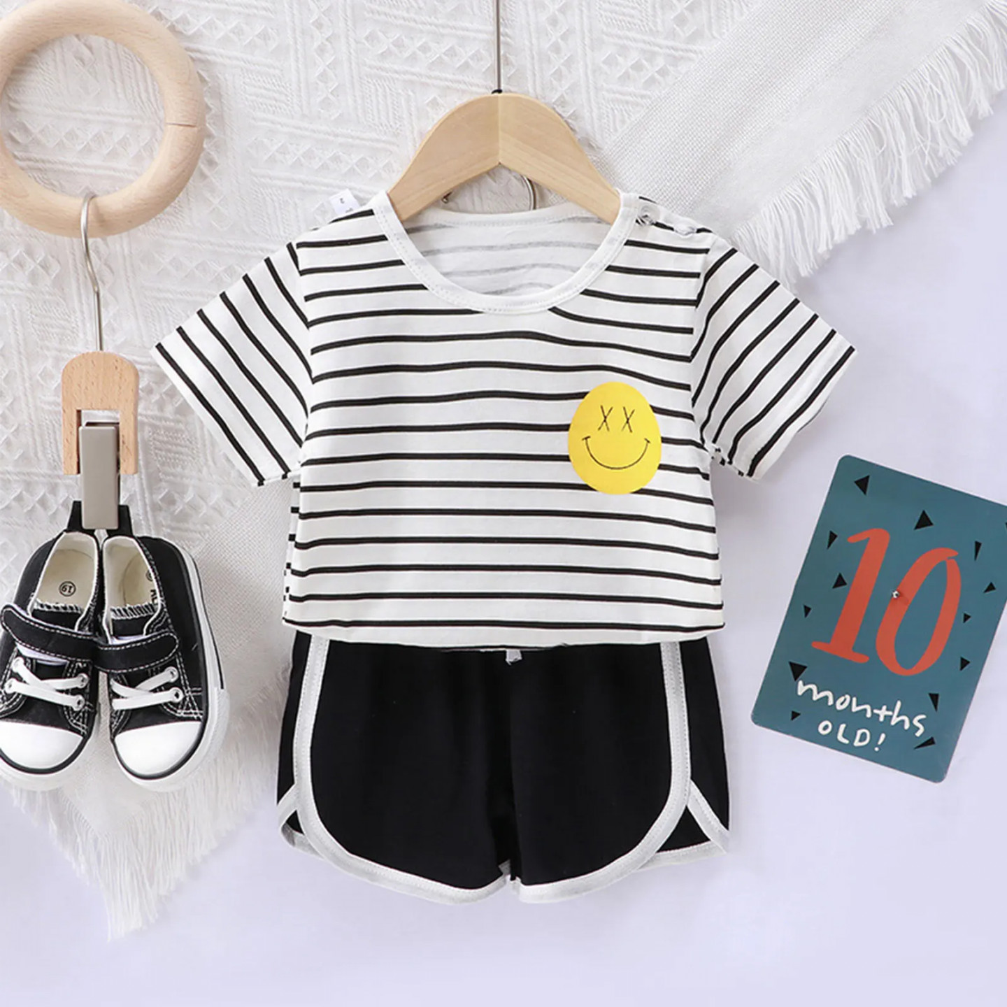 Summer Infant Newborn Baby Boy Clothes Children Clothing Set for Girls Kids  T-Shirt Shorts PCS Outfits Cotton Casual Clothes