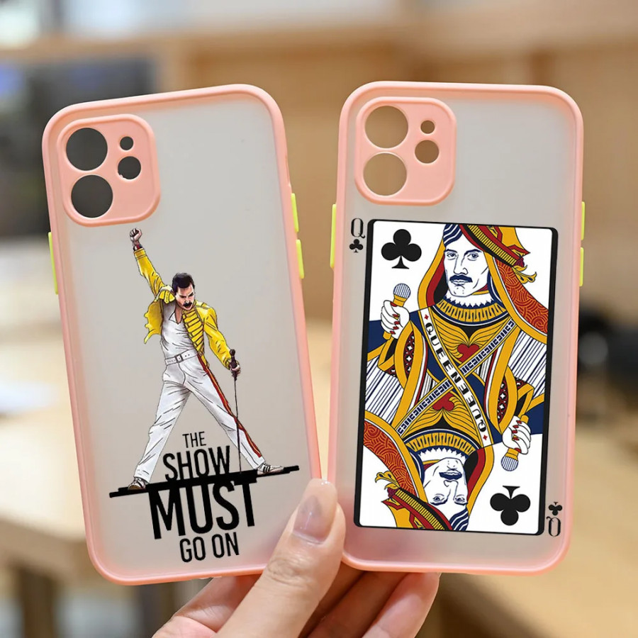 The Queen Rock Band Clear Phone Case For iPhone     Pro Max Mini SE    Plus XS MAX XR Freddie Mercury Hard Cover Fundas