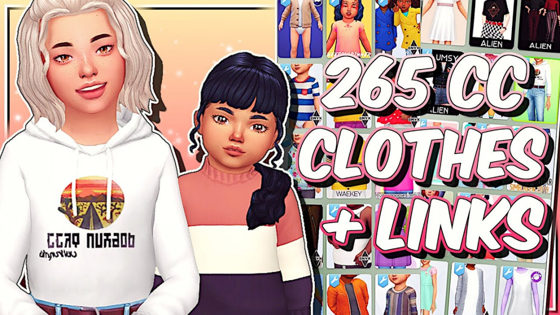 The Sims   MAXIS MATCH TODDLER & KIDS CLOTHES COLLECTION  Custom Content  Showcase + Links