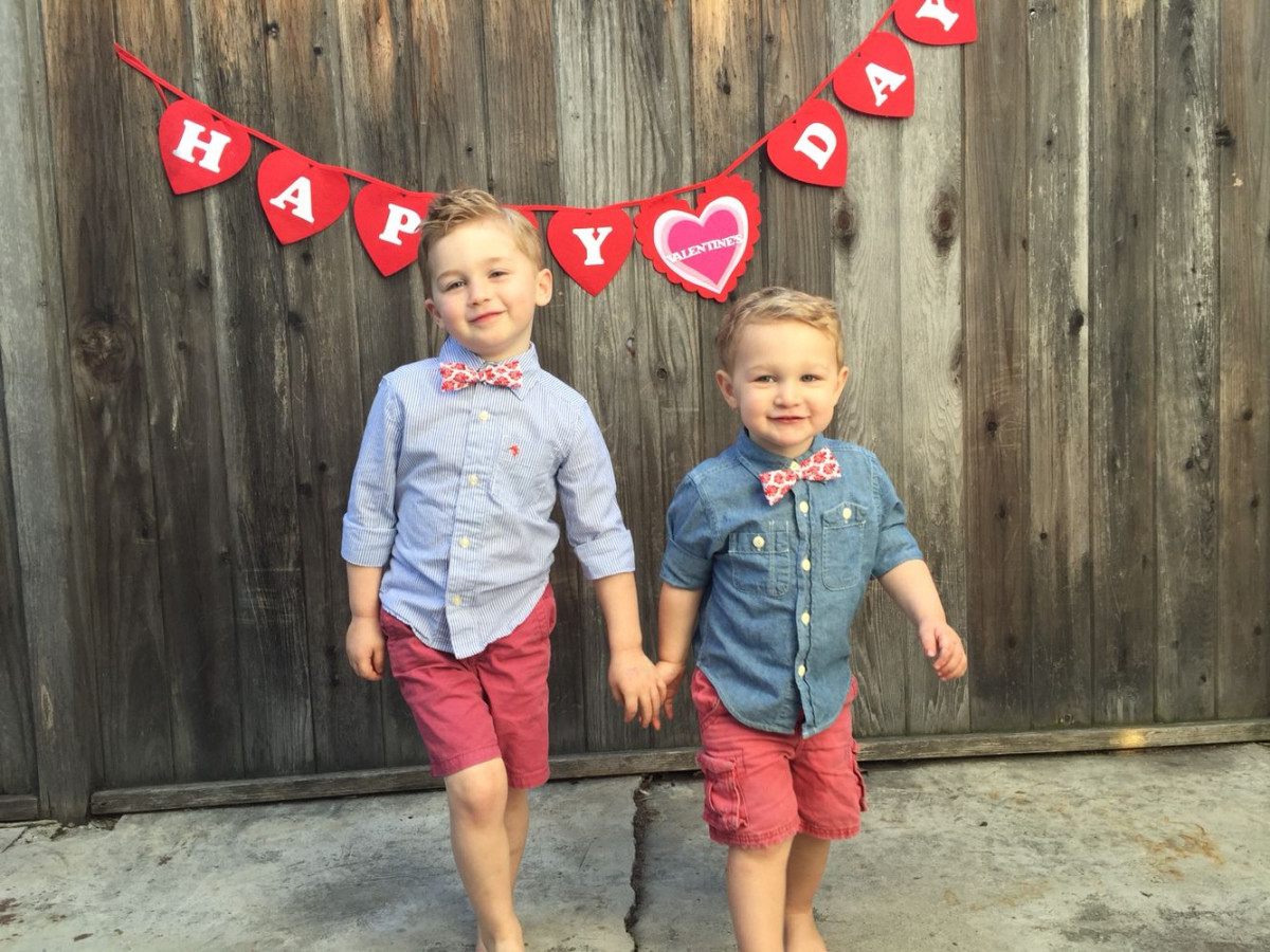 Valentines toddler preschool matching boys outfits  Boys