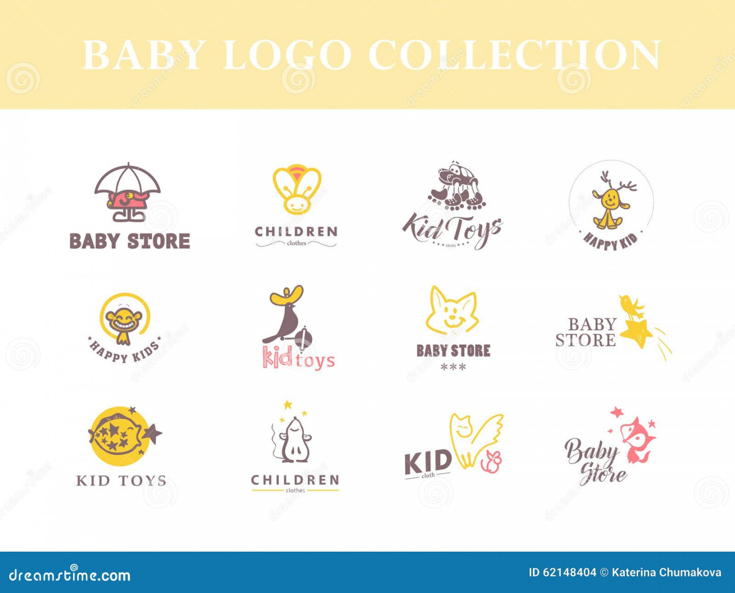 Vector Collection of Baby Logo