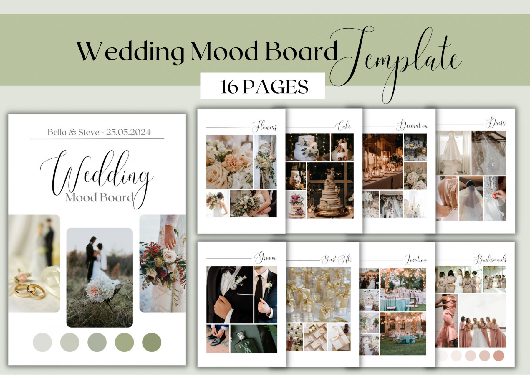 Wedding mood board - Etsy