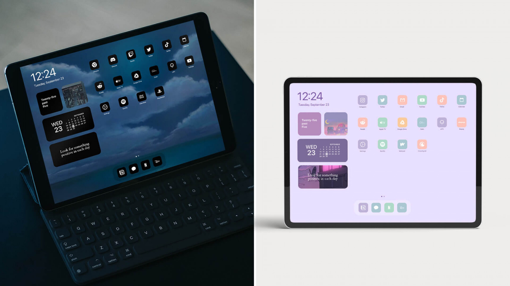 Aesthetic iPad Home Screen Ideas & Layouts (iOS )