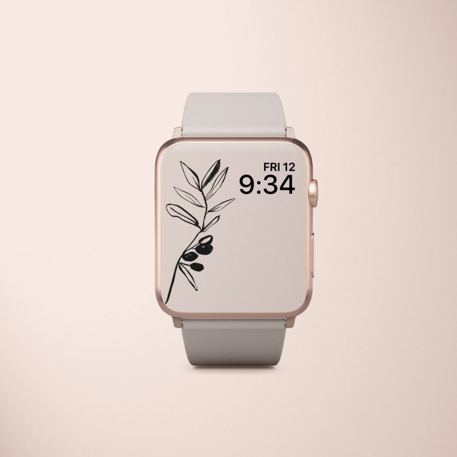 Apple Watch Wallpaper Beige Apple Watch Wallpaper Aesthetic  Etsy