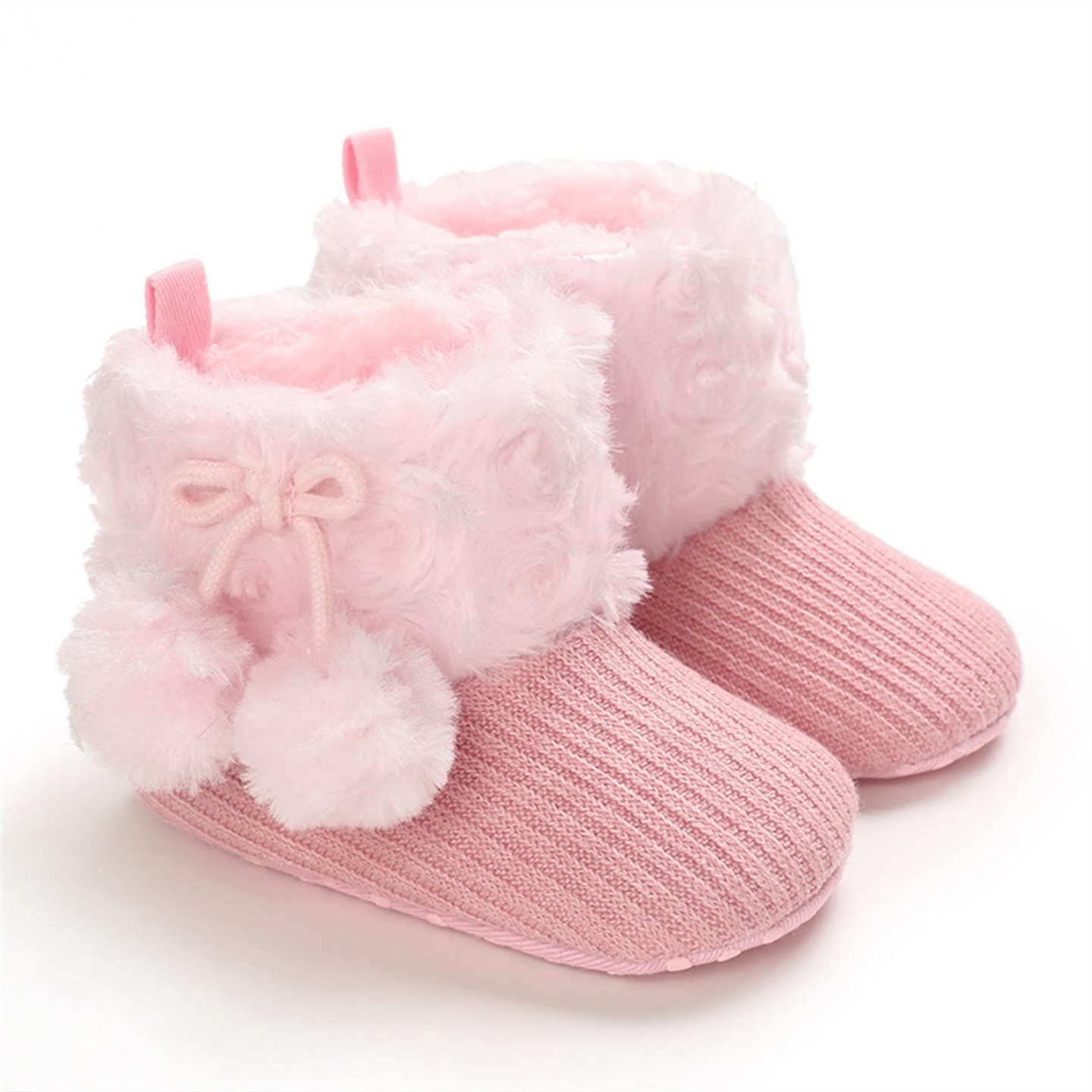 Baby Shoes  Colours Baby Girls Boys Autumn Winter Boots Solid Fur