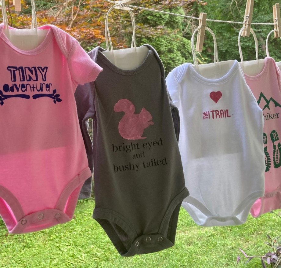 Baby shower onesie decorating that is guaranteed to look good