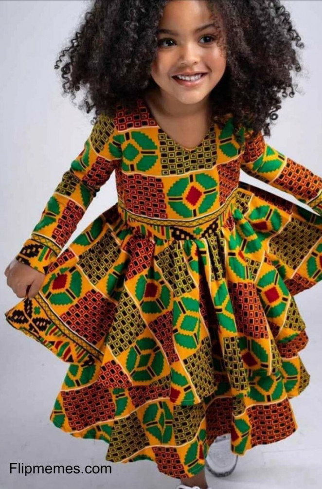 Beautiful Ankara Gowns Styles For Kids – Fashion and Style