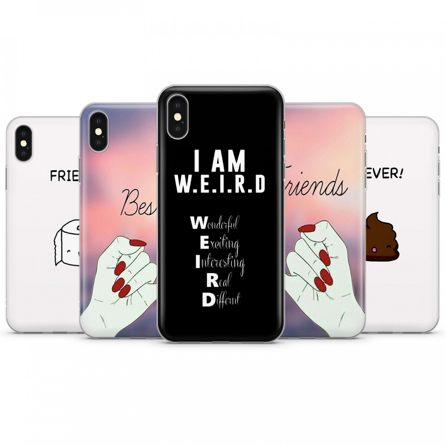 Best Friends quotes Phone case cover for iPhone Samsung & Huawei