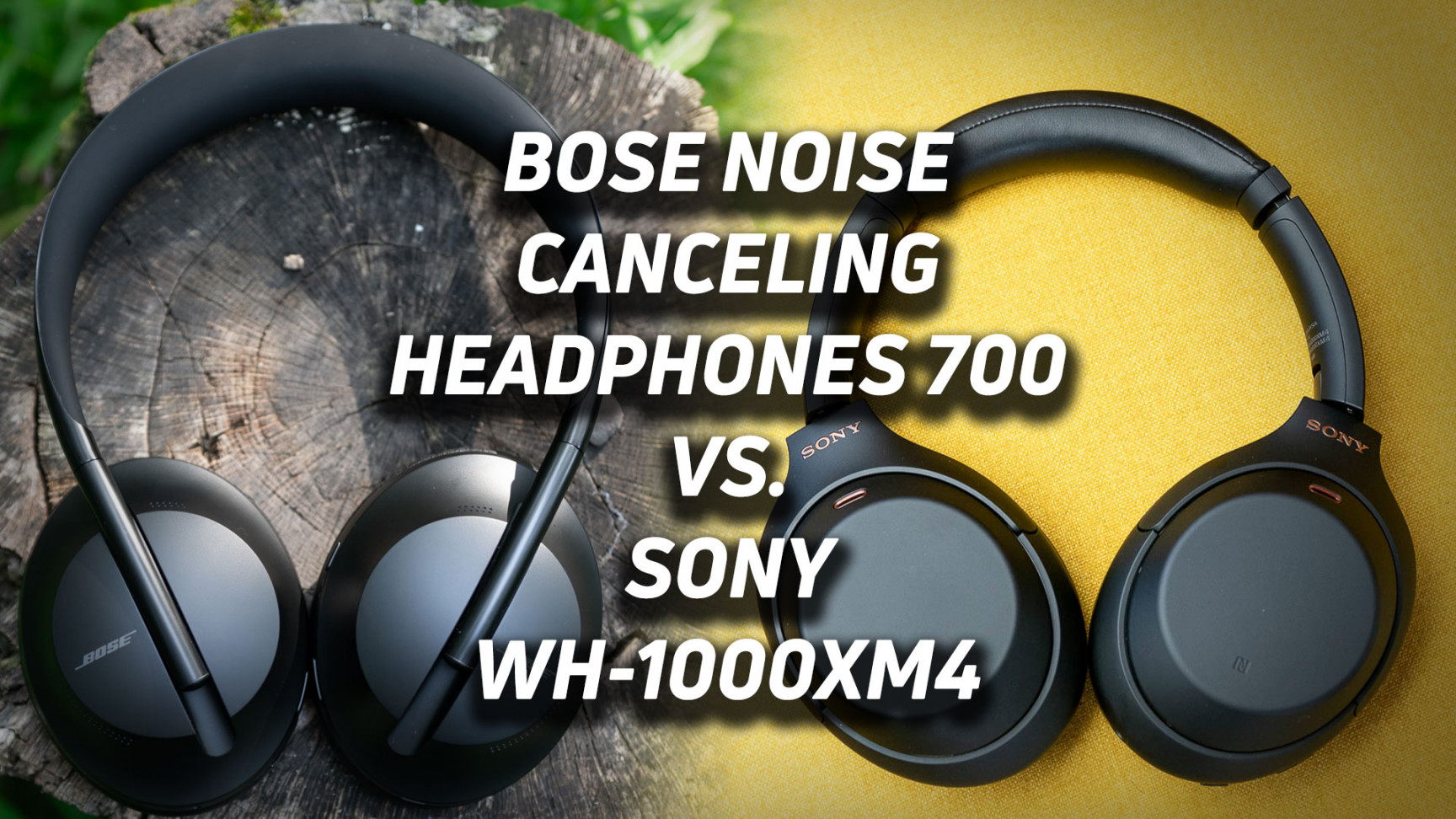 Bose Noise Cancelling Headphones  vs Sony WH-XM - SoundGuys