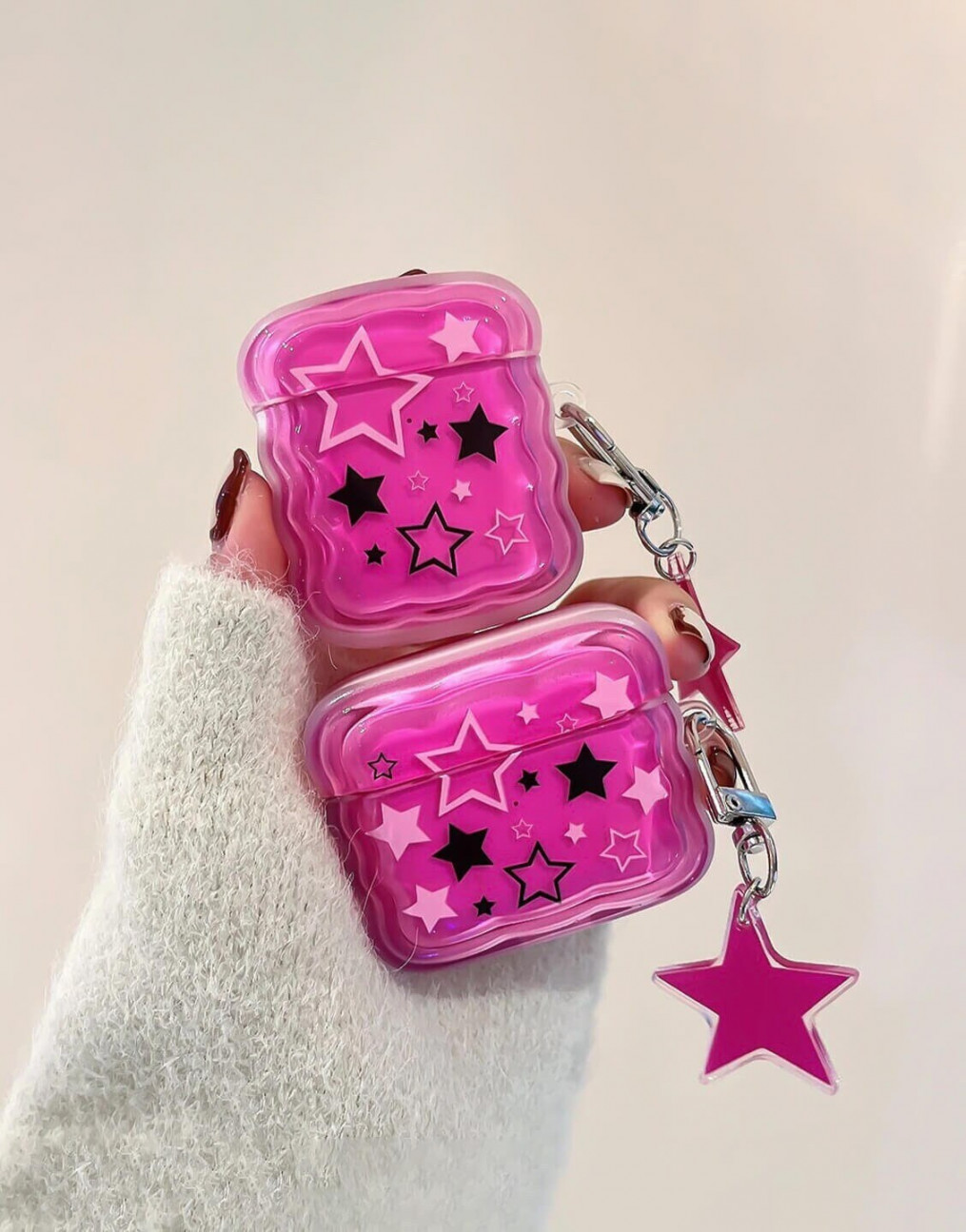 Buy Airpods Pro  Case, Sweet Girl Pink Stars YK Airpods Case