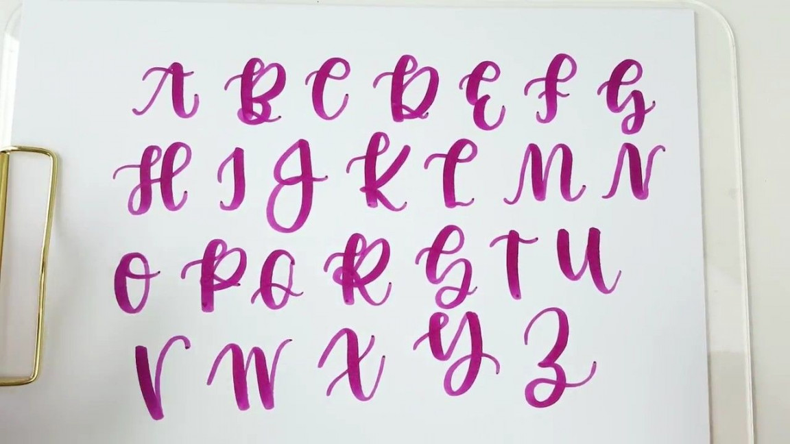 Capital Letters handlettering crayola markers  Lettering alphabet