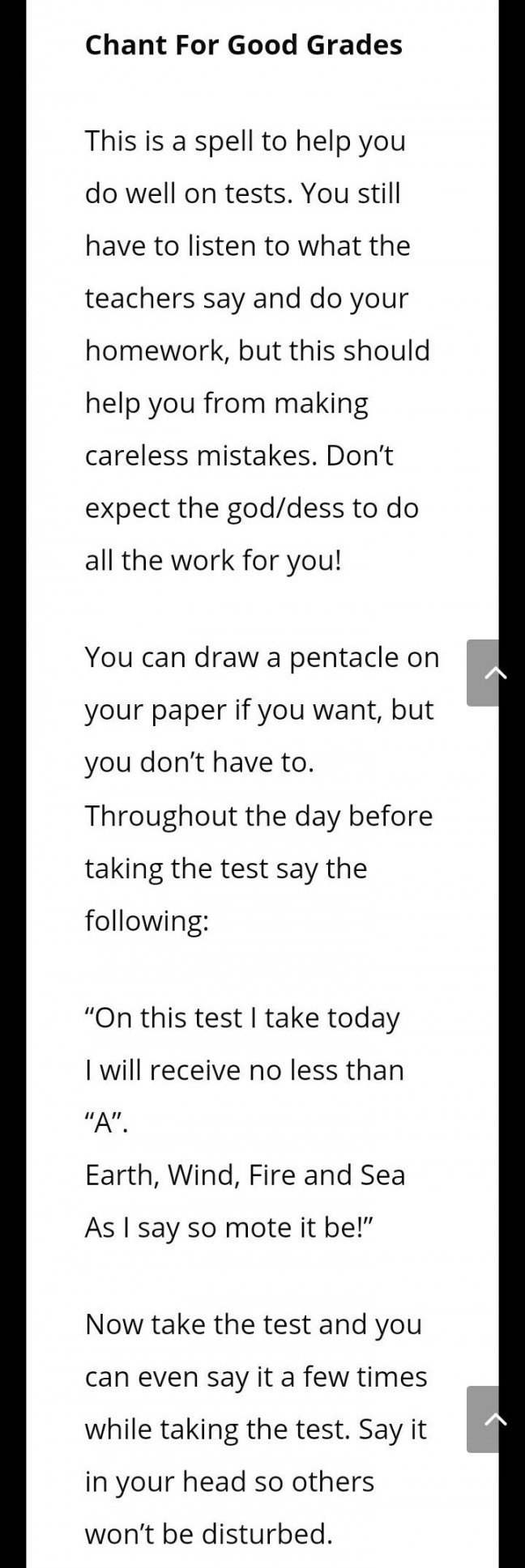 Chant to get Good Grades School Spell  Good grades, Good luck