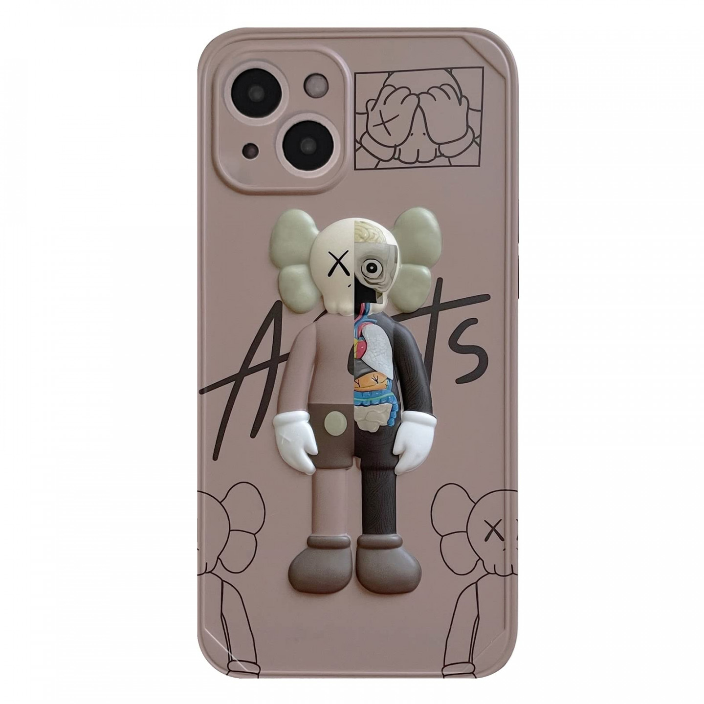 Cool iPhone  Case for Boys Men, Kawaii D Cartoon Street Fashion