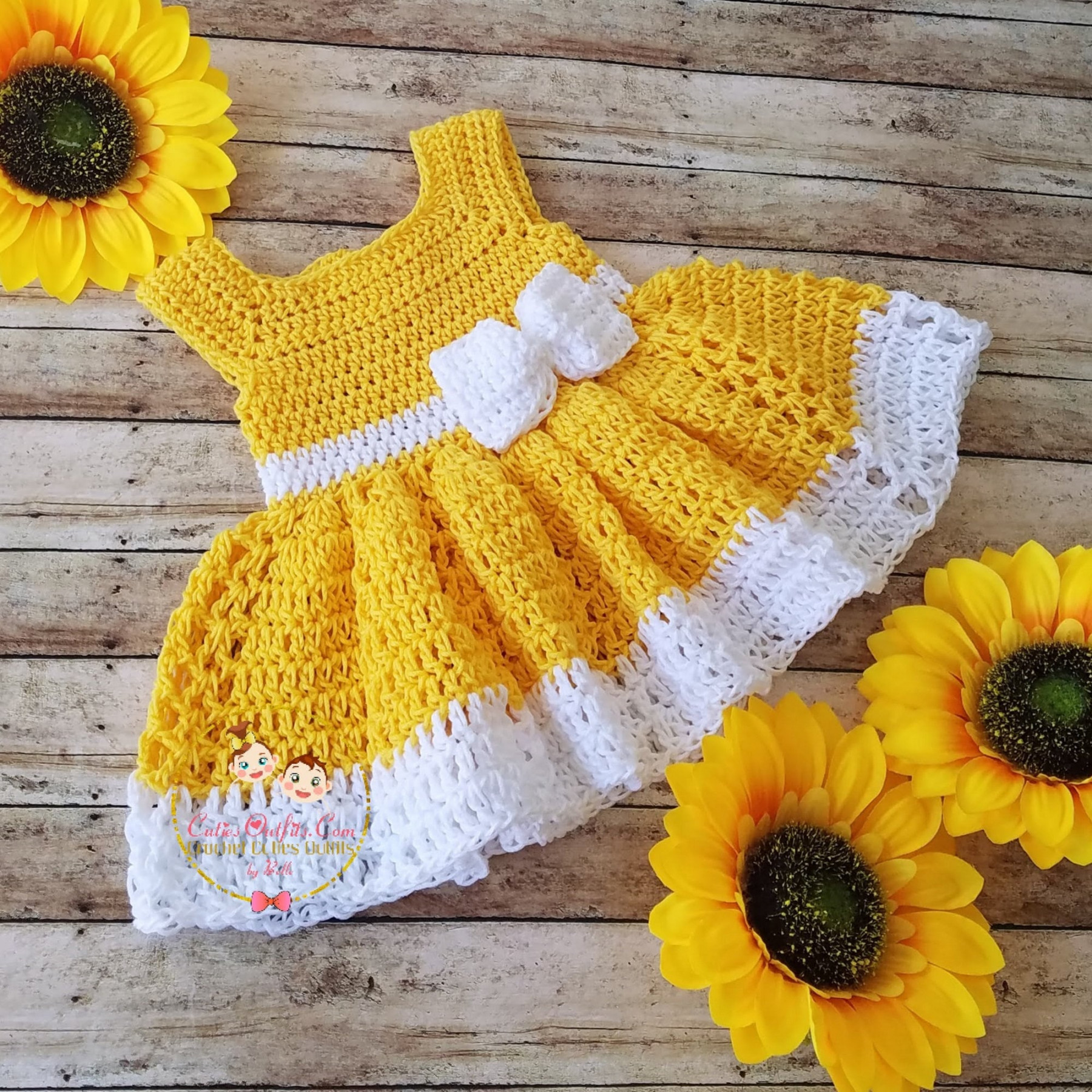 Crochet Baby Dress Pattern, Almost Free Crochet Pattern, - Baby